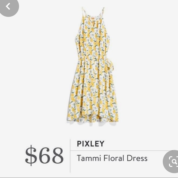 Pixley Dresses & Skirts - Pixley Stitch Fix Lemon Dress